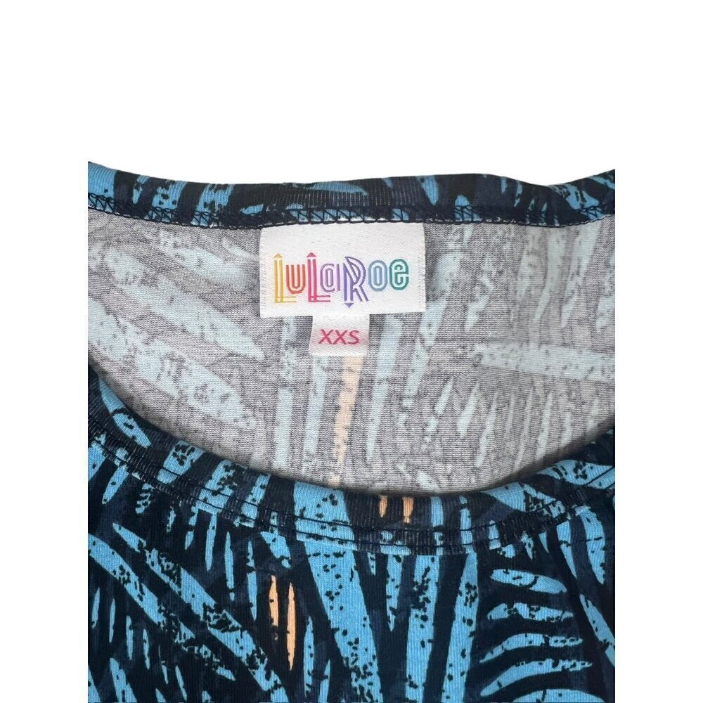 LulaRoe Julia Women's Blue & Black Dress - Picture 3 of 6